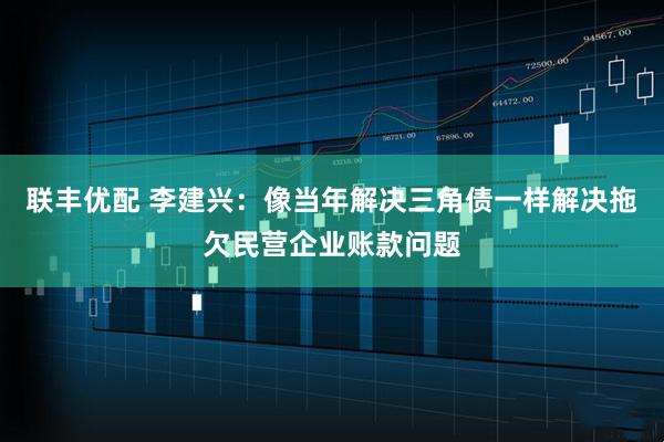 联丰优配 李建兴:像当年解决三角债一样解决拖欠民营企业账款问题